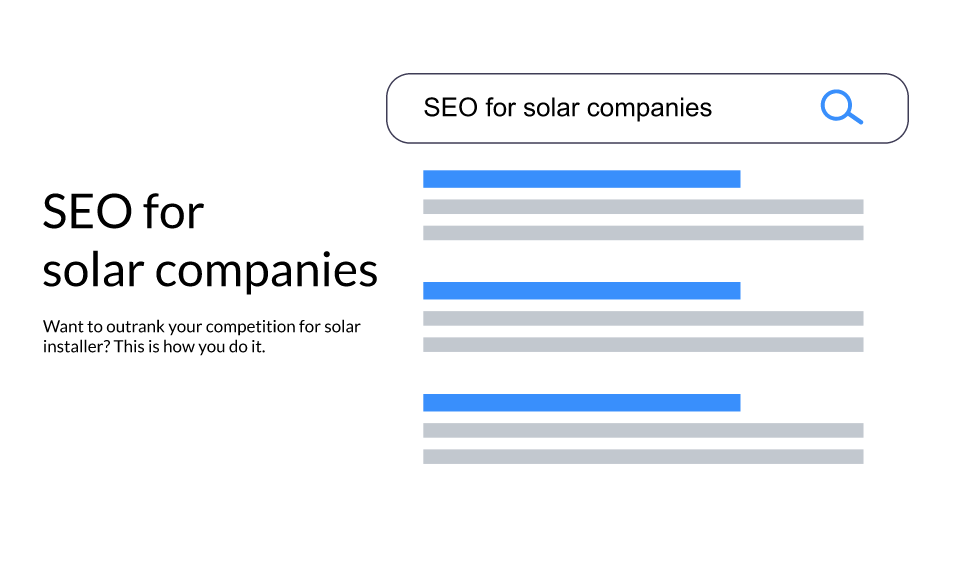 SEO For Solar Companies – Solar Energy Company Keywords