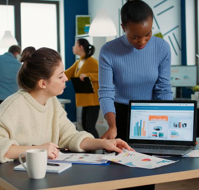 Employee Working on Volt Growth Systems