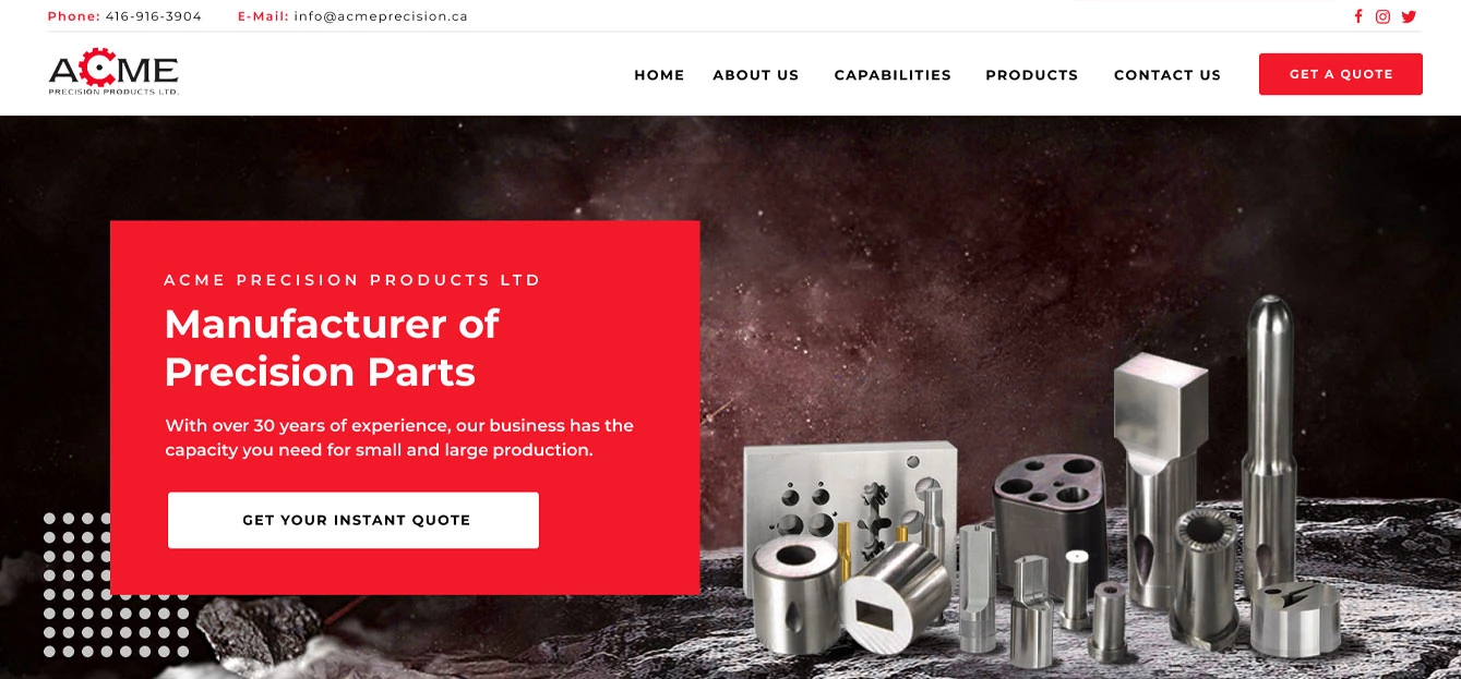 ACME Precision 1 acme top | ACME Precision |