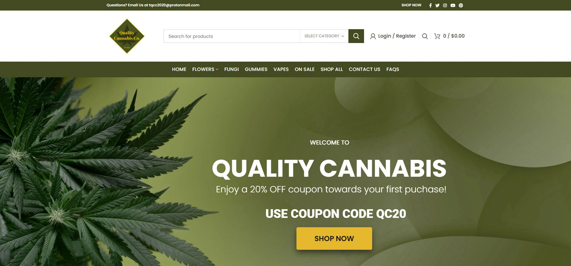 cannabis main banner | Mississauga Digital Marketing |